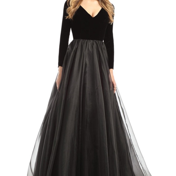velvet gala dress